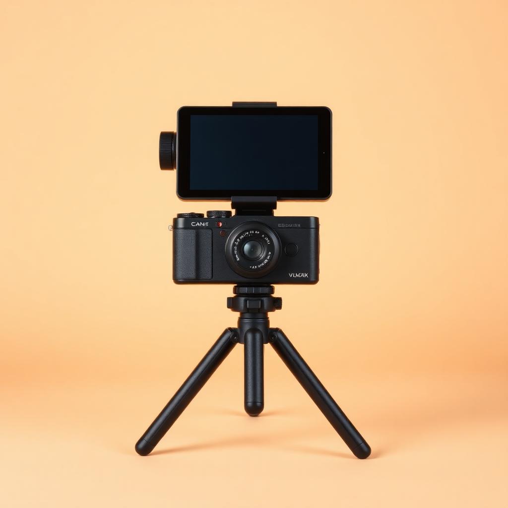 4K Vlogging Camera + Tripod Kit